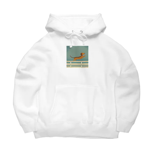 柵越えダックス Big Hoodie