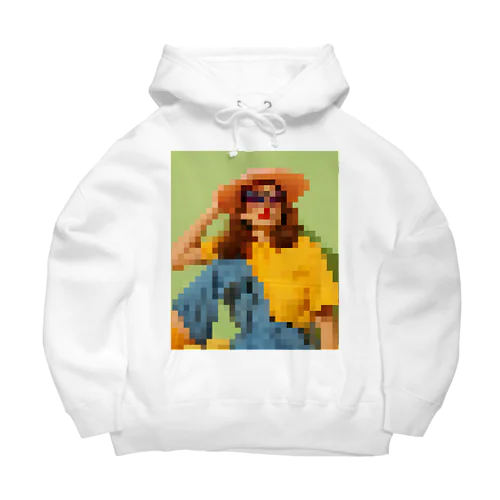 art woman mosaic Big Hoodie