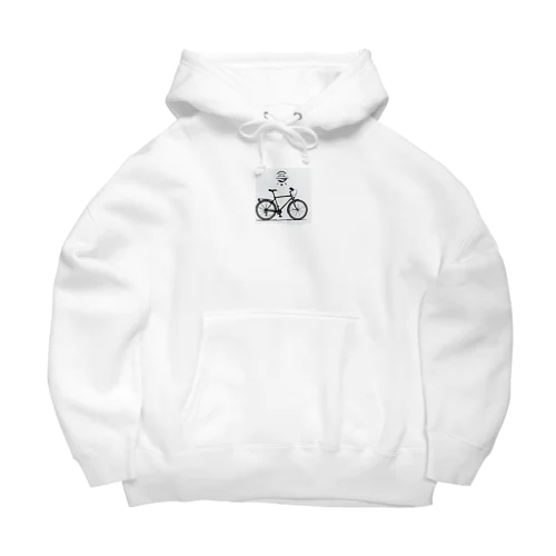 自転車ロゴ Big Hoodie