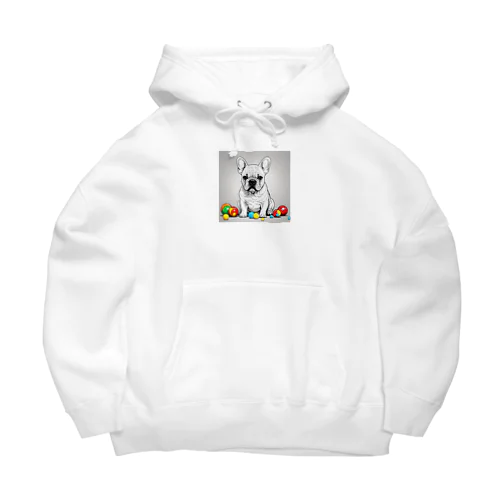 いたずら好きなフレンチブルドッグ Big Hoodie