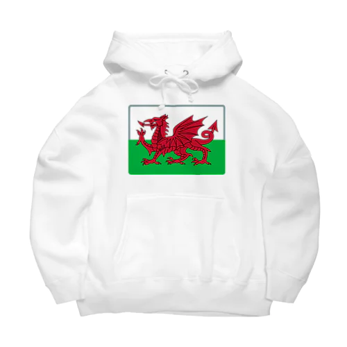 ウェールズの旗 ビッグシルエットパーカー