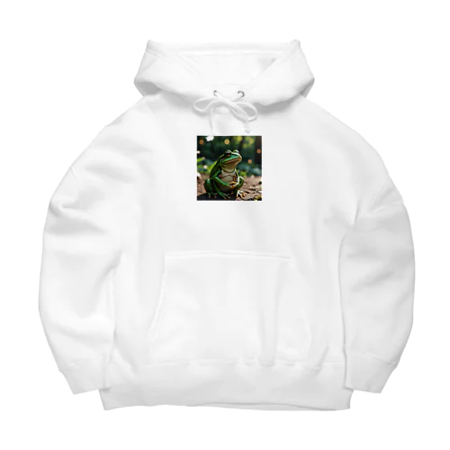 　子供を守るカエル Big Hoodie