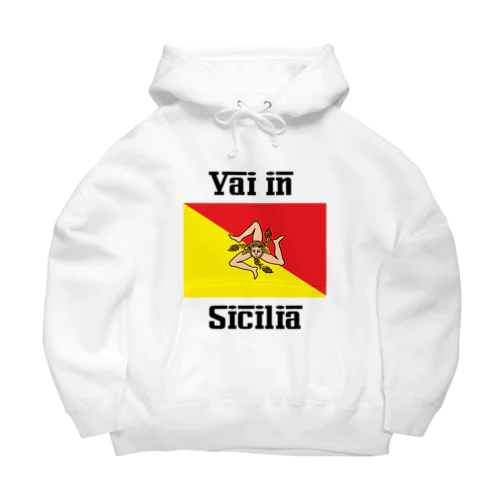 【旅行シリーズ】Val in Sicilia （シチリアへ行け） Big Hoodie