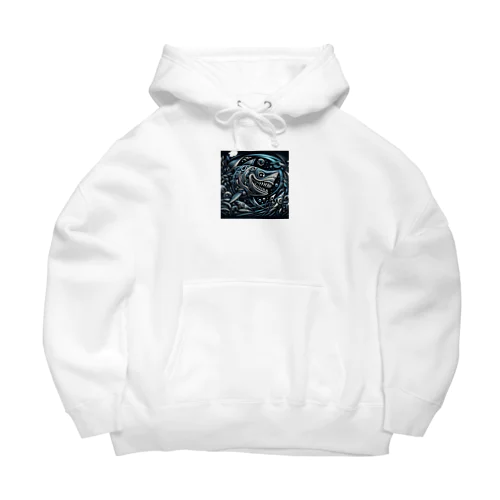 機械仕掛けなサメ Big Hoodie