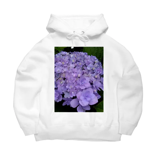 紫陽花（紫） Big Hoodie