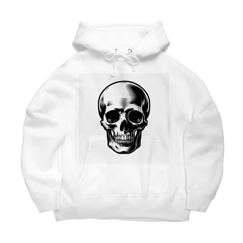 シンプルスカル Big Hoodie