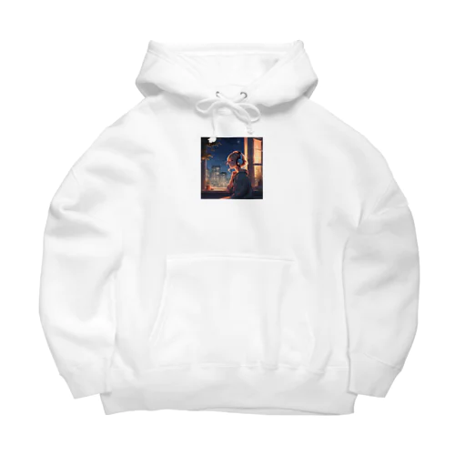 ブロンド美女 Big Hoodie