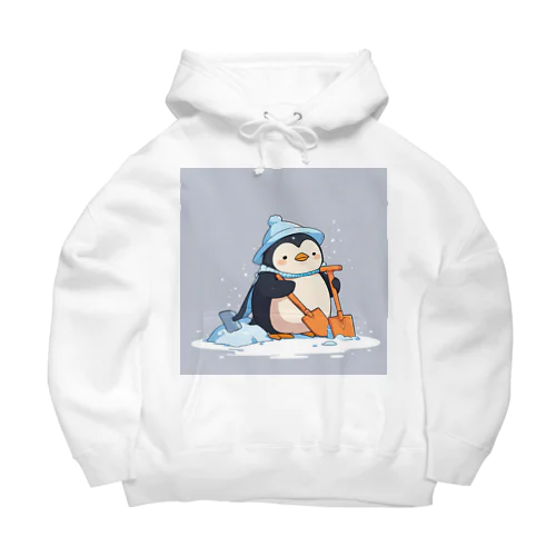 かわいいペンギンとおもちゃのシャベル Big Hoodie