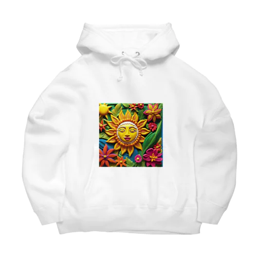 南国の太陽と花 Big Hoodie