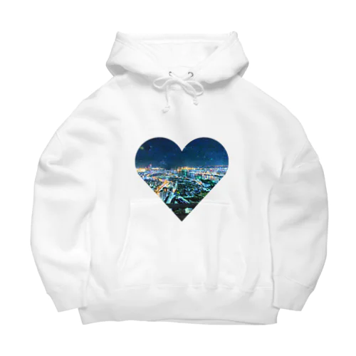 night view Big Hoodie