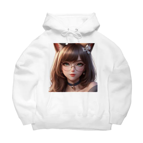 ねこニコばん Big Hoodie