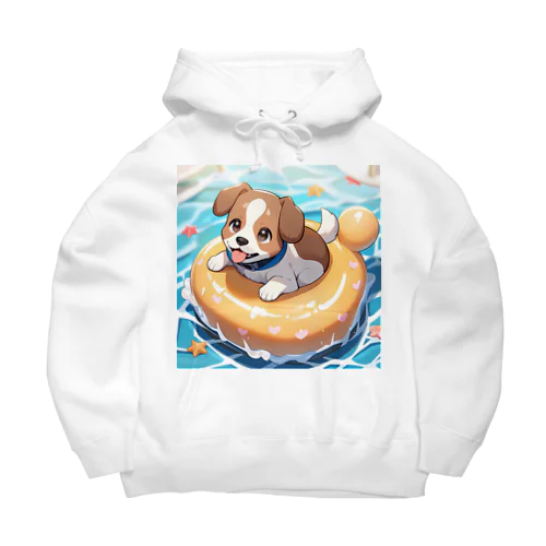 海水浴してるワンコちゃん Big Hoodie