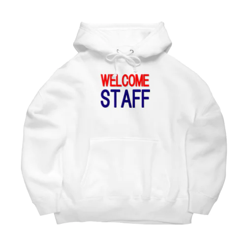 WELCOME STAFF ビッグシルエットパーカー