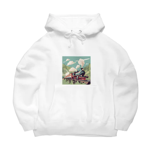 可愛い機関車 Big Hoodie