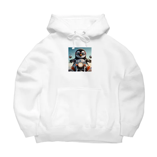 サングラスをかけたワイルドなペンギン① Big Hoodie