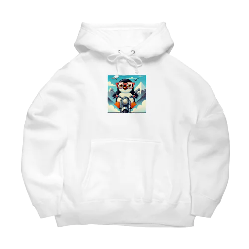 サングラスをかけたワイルドなペンギン③ Big Hoodie