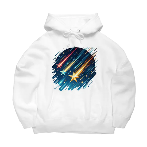 3つの流れ星 Big Hoodie