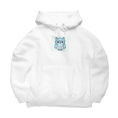 可愛いフクロウのキャラクターグッズです Big Hoodie