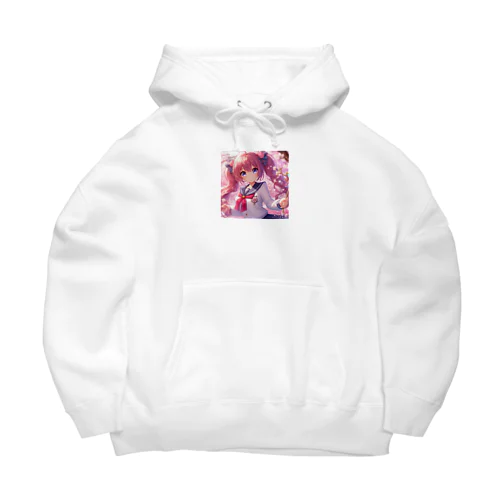 かわいい女の子のキャラクターグッズ Big Hoodie