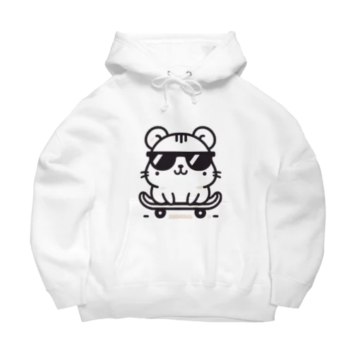 スケボーハムスター Big Hoodie