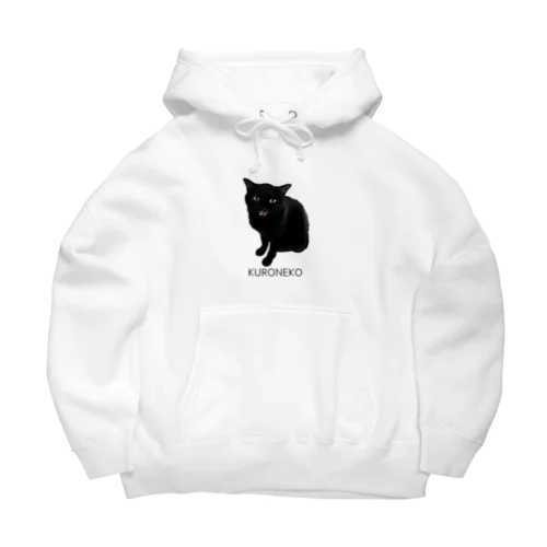 黒猫① Big Hoodie