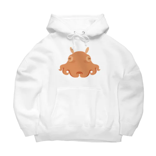 宇宙人のようなキュートでかわいい深海魚の仲間メンダコ Big Hoodie