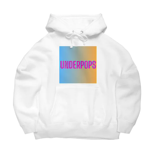 UnderpopS　ロゴ　グラデパターン Big Hoodie