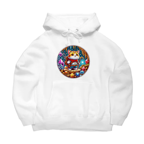 冒険のドワーフキャット Tシャツ - 子ども用 Big Hoodie