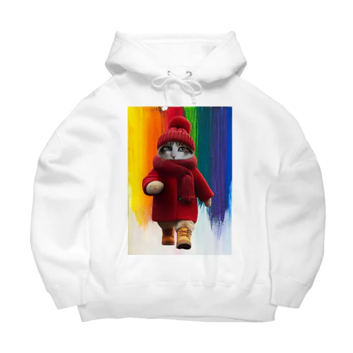 猫のゆずと７COLORS Big Hoodie