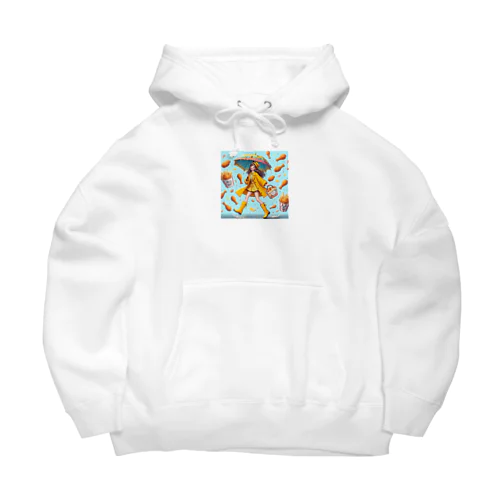 チキン予報時々ポテト Big Hoodie