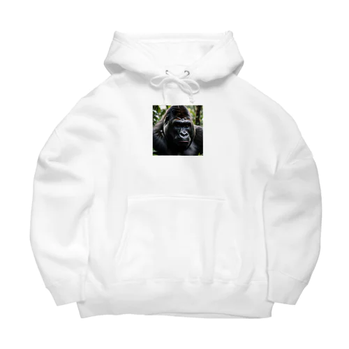 涙を流しているゴリラ Big Hoodie