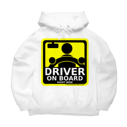 DRIVER ON BOARD ビッグシルエットパーカー