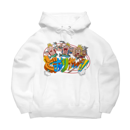 爆走する暴徒のモヒカン達 Big Hoodie