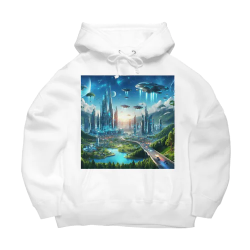 「近未来風景グッズ」 Big Hoodie