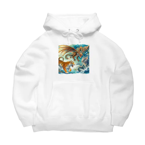 異世界の戦い Big Hoodie