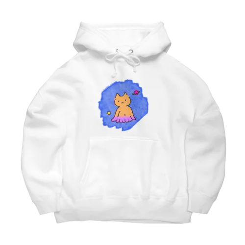 ちびねこ火星人 Big Hoodie