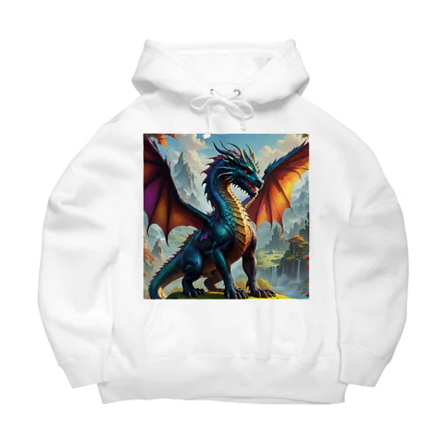 王道ドラゴン Big Hoodie