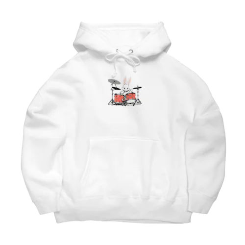 ドラムラビット Big Hoodie