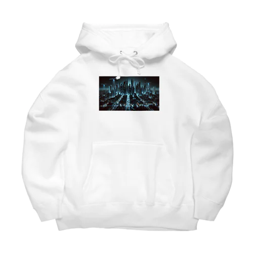 未来都市の停電 Big Hoodie