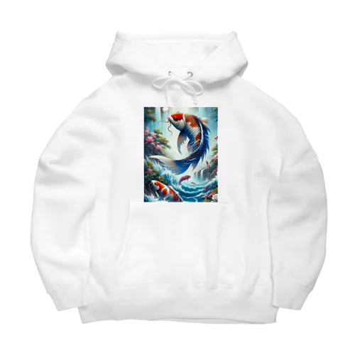 鯉の滝登り Big Hoodie