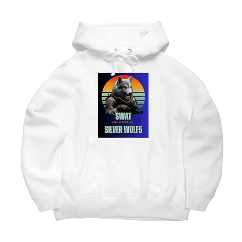 SWATシルバーウルフ5 Big Hoodie