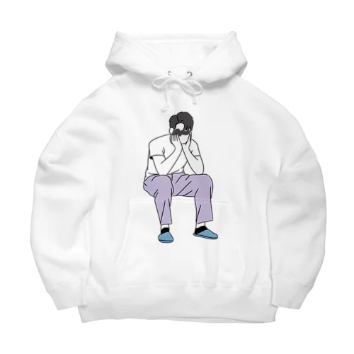 イケメンとお話し中 Big Hoodie