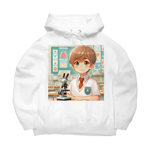 男の子　中学1年生　科学部 Big Hoodie