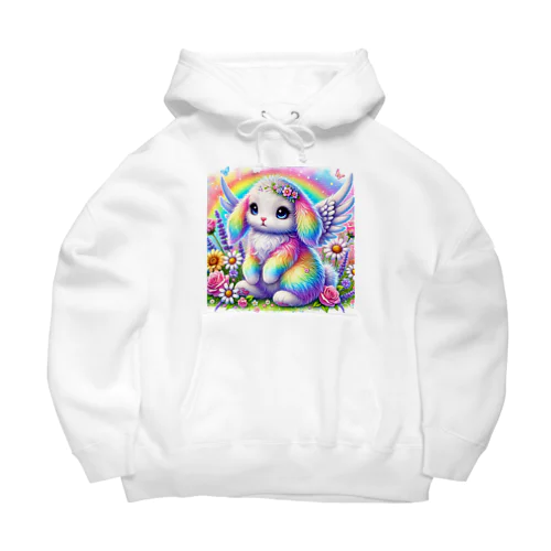 もふもふ うさ天使ちゃん Big Hoodie