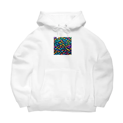 泳いでいる魚の鱗 Big Hoodie