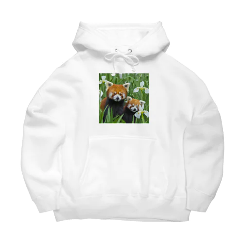 レッサーパンダの親子 Big Hoodie