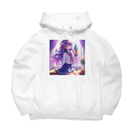 学校帰りにソフトクリーム Big Hoodie