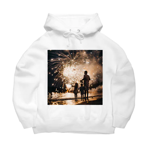 家族で花火大会ひまわり1507 Big Hoodie