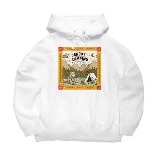 【Enjoy Camping】キャンプを楽しむ Big Hoodie