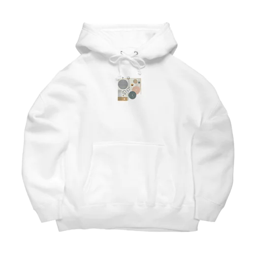 「パステルジオメトリック・デザイン」 Big Hoodie